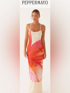 Peppermayo | Dresses | Peppermayo Meggie Linen Maxi Dress | Poshmark